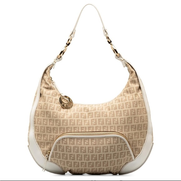 Fendi Handbags - Fendi Zucchino Zucca Chef Hobo Bag